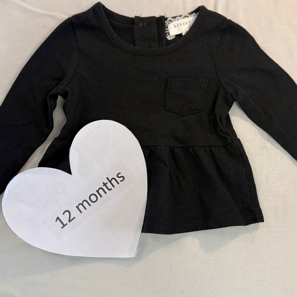 Btween - Black Long Sleeve Kids Top